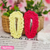 Crochet Hairclips-Colorful  (Set Of 2 )