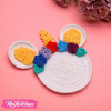 Coaster Crochet-Unicorn