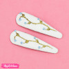 Set Of 2 Crochet Hairclips