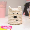 Mini Crochet Basket- We Bare Bears-Ice Bear