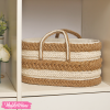 Crochet Basket -  Beige 