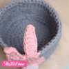 Crochet Basket-Rabbit