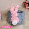 Crochet Basket-Rabbit