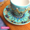 Painted Cup&Plate-Light Blue