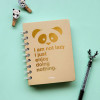  Pastel Notebook-Lazy Panda
