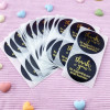 50 pcs Slogan Graphic Gift Sticker (5 CM )