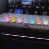 8pcs Cartoon Duck Design Luminous Car Ornament