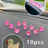 10pcs Duck Design Luminous Car Ornament