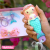 Set OF Hair Brush&Hairclip (6) For Kids-Mermaid