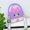 Silicone Handbag & Cross For Kids - Daisy Duck 