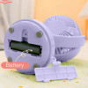 Stand Fan, 3 Speeds Desk Fan,Battery Recharging 