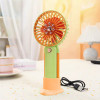 Hand \ Stand Fan , 1 Speed Desk Fan , Battery Recharging