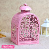 Metal Lantern-Pink