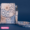 Mini Cross Bag-Patchwork-Blue