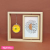 Wooden Photo Frame With Flower 