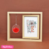 Wooden Photo Frame With Flower 