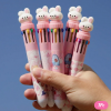 1Pc Cute Pink Bunny Press Ballpoint Pen