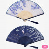 1Pc Folding Simulated Silk Hand Fan, Chinese Traditional Dance Costume Accessory