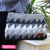  Cross Bag-Crochet-Black&Gray