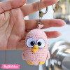 Crochet Keychain-Chicken 