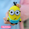 Crochet-Keychain-Minion 