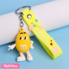 Silicone Keychain-M&M'S Yellow