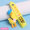 Silicone Keychain-Yellow Duck