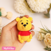 Crochet Keychain-Pooh