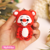 Crochet Keychain-Orange Tiger 