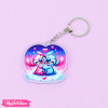 Acrylic Keychain - Stitch & Angel