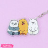crylic Keychain - We Bare Bears