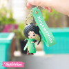 Silicone Keychain-Ninja Warrois-Girl