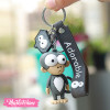 Silicone Keychain-Gray Monkey 