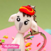 Keychain-Polymer Clay-Rashida Sheep