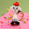 Keychain-Polymer Clay-Rashida Sheep