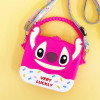 Silicone Handbag & Cross For Kids - Stitch 