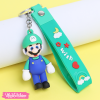 Silicone Keychain-Blue Mario 3