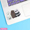 Laptop Sticker- We Bare Bears 