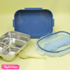 Stainless Steel Lunch Box With Spoon - Kuromi