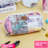 Mini Make Up Bag-Patchwork-Colorful 1