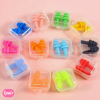 1Pair Random Color Ear Set, Silicone Sleeping Earplugs For Household