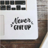 Slogan Graphic Laptop Sticker