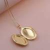 New Nordic Style Retro Lace Hollow Star Photo Locket Pendant Photo Necklace Copper Album Box Necklace Women Jewelry