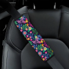 Set of 2 Covers, Floral Seat Belt Cover