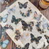 30 Sheets Butterfly Moon Floral Collage Waterproof Sticker