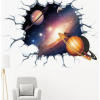  3D Space Planet Children's Room Wall Stickers, Removable Wall Murals