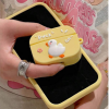 Cartoon Yellow Creative Design White Duck Shaped Silicone AirPods Pro