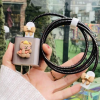 Set Of 5pcs Bear Decor Anti-breakage cable Protector Iphone