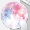Galaxy Print Round Mouse Pad