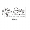 Slogan Graphic Wall Sticker